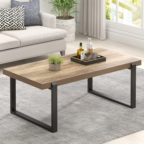 Modern rustic oak coffee - modern,