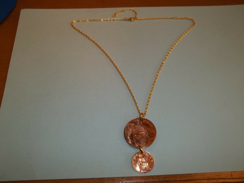 Penny farthing coin - coin, gold