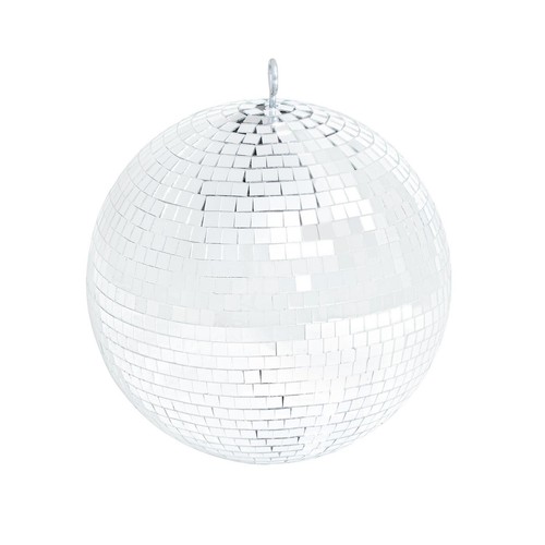 Silver disco ball - silver,