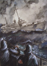 Vtg Original Nautical Stormy