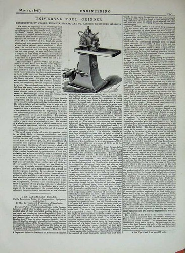 Original old antique print - old,