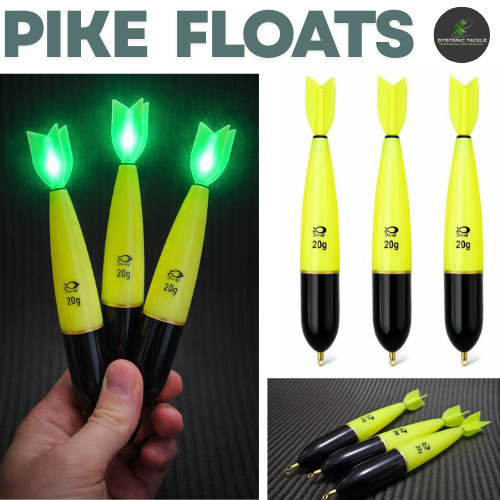 Led pike floats dead bait - pike,