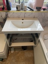 White Wall Mounted Bathroom