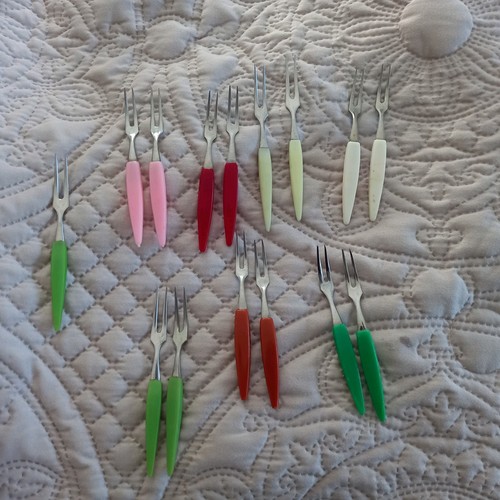 Vintage retro cocktail - vintage, forks