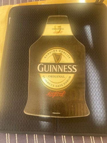 Guinness bottle shaped glass - guinness,