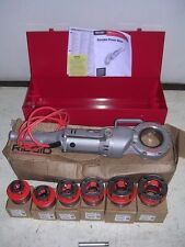 RIDGID 700 POWER PONY PIPE THREADER 6} 12R DIE HEADS 1/2"-2" METAL CUSTODIA