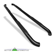 3" Black Side Steps for