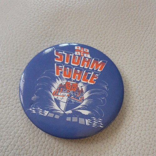 Rnli storm force vintage badge - force,