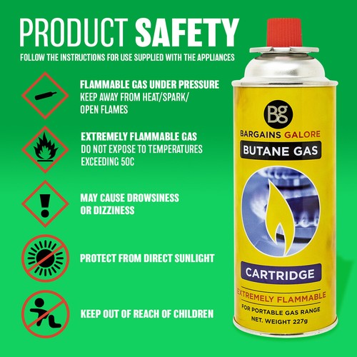 Butane gas canisters - x,