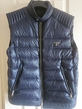 New PRADA _ GILET  BLEU  SIZE