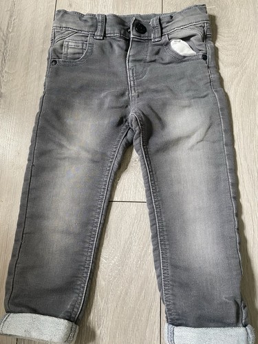 Boys grey washed jeans size - washed,
