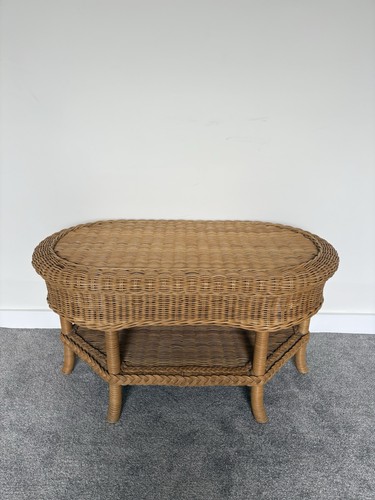 Vintage wicker rattan coffee - vintage,