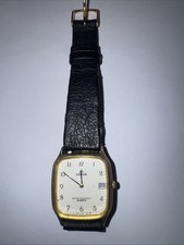 Vintage Lorus Y142-5160 Gold Tone Quartz Watch In Working Order