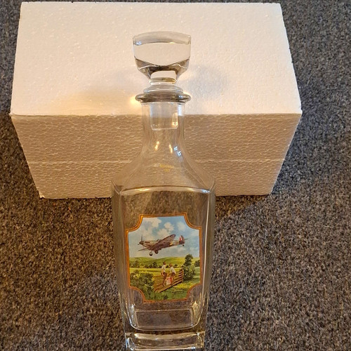 Clear glass bottle decanter - glass,