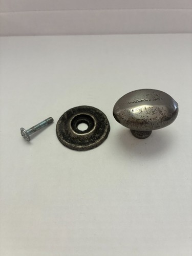 Antique pewter oval - pewter,