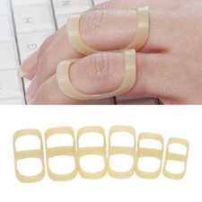 6Pcs Trigger Finger Splint Protection Pain Relief Thumb Arthritis Skew Corrector