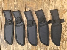 JOB LOT OF 5X Nylon Knife Sheath / Scabbard 21cm x 6cm / 11cm Blade  New No1