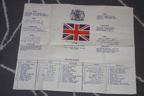 Original paper blood chit - paper,