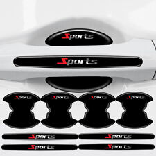 8Pcs Car Door Handle Bowl Anti-Scratch Stickers Protector Cover Accessories