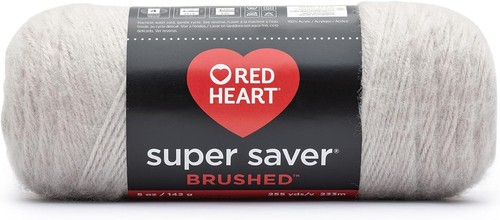 Red heart super saver brushed - heart,