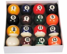 Eco Spots & Stripes British/ English Pool Ball Set 2″ - For British Pool Tables