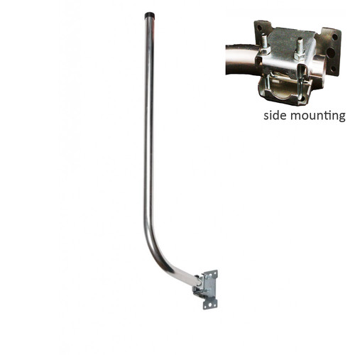 Shaped pole bracket - &,