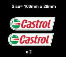 2 X CASTROL OIL SPONSOR