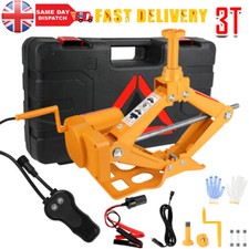 3 Ton 120W Automotive Electric Jack Lifting Remote Scissor Jack Lift 5.1"-16.5"