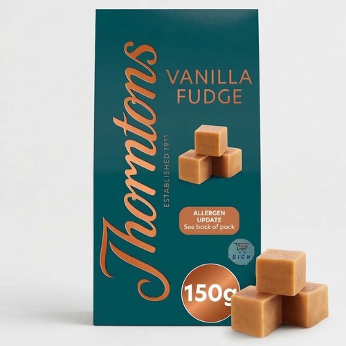 Thorntons vanilla fudge 150g - thorntons,