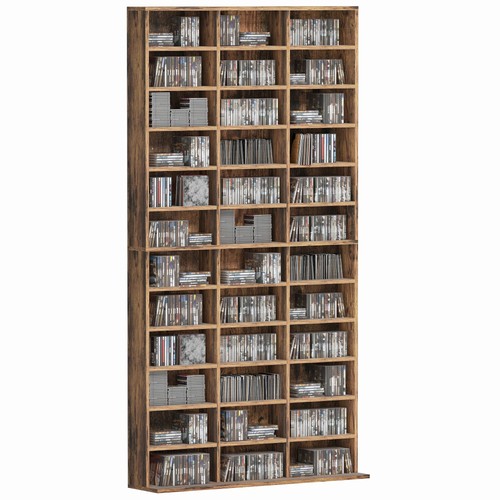 Homcom dvd media storage - cd,