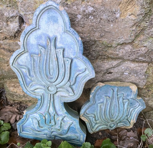 Vintage art deco blue - deco,
