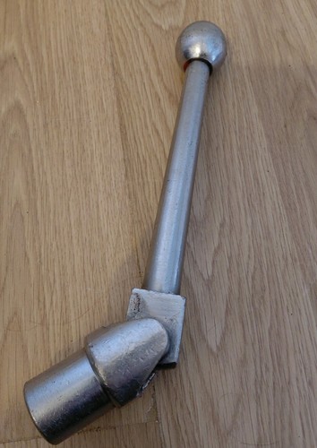 Vintage machine vise crank - vise,