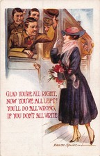 POSTCARD  MILITARY  WWI
