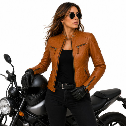 Ladies motorcycle leather - motorcycle,