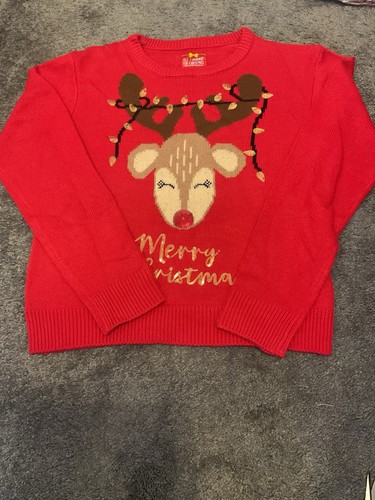 Girls xmas jumper - girls,