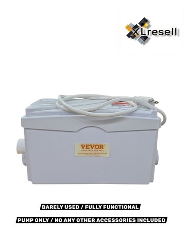 Vevor macerator disposal pump - disposal,