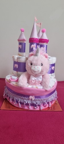 Nappy cake castle - cake, design