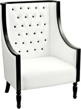 PREMIER HOUSEWARES ALLURE CHESTERFIELD HIGH BACK WING CHAIR RRP £1789.99