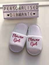 Flower girl spa slippers