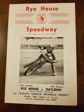 RYE HOUSE SPEEDWAY 1972 RYE HOUSE v RAYLEIGH. 20th AUGUST, 5th MEETING
