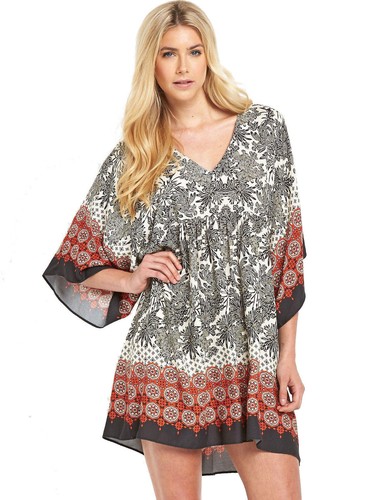 South neck mixed tile - v-neck,