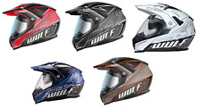 Motorcycle motocross helmet with visor Wulfsport Prima-X Adult Enduro ECE R22-06