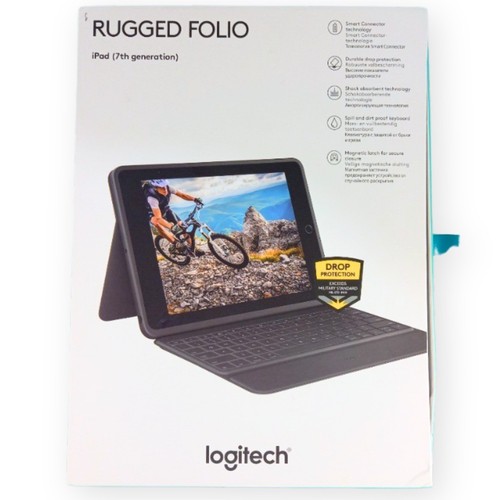 Logitech rugged folio ipad 7th - logitech,