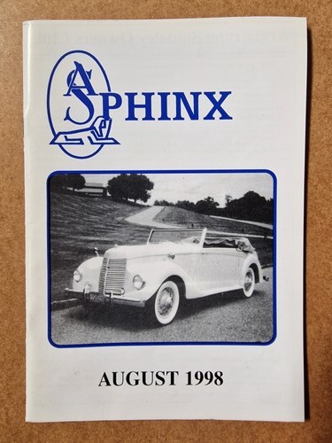 Sphinx magazine armstrong - sphinx,
