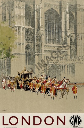 London vintage railway travel