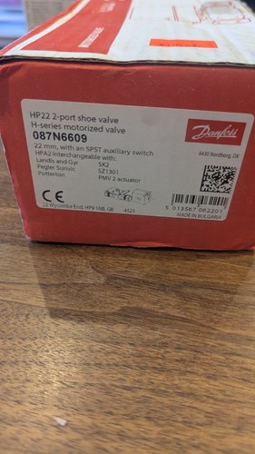 Danfoss hp22 port - 2-port, motorised
