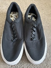 Superdry Black Lace Up Trainers. Size 5. New With Stickers On The Sole. Unworn.