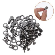 20 Sets Metal Boot Lace Hooks