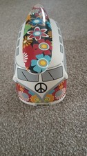 VW Camper Surf Van Flowers Ceramic Money Box 20 cm Long 