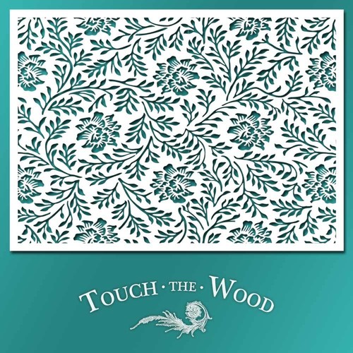 Shabby chic stencil twigs - shabby, &